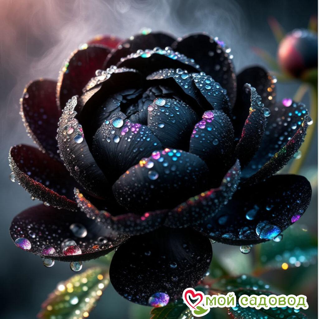 Пион Черный Гранит