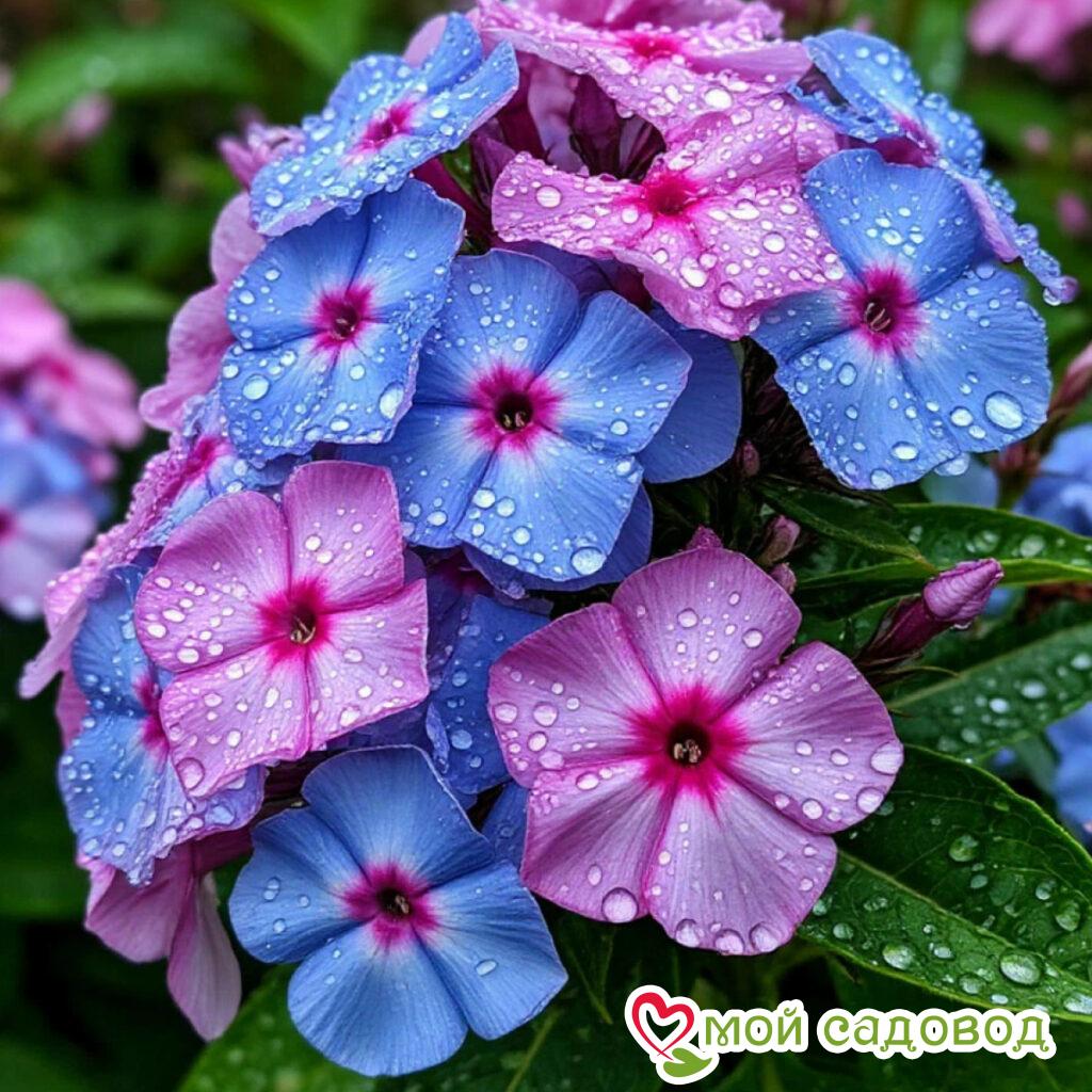 Флокс Айс Блу