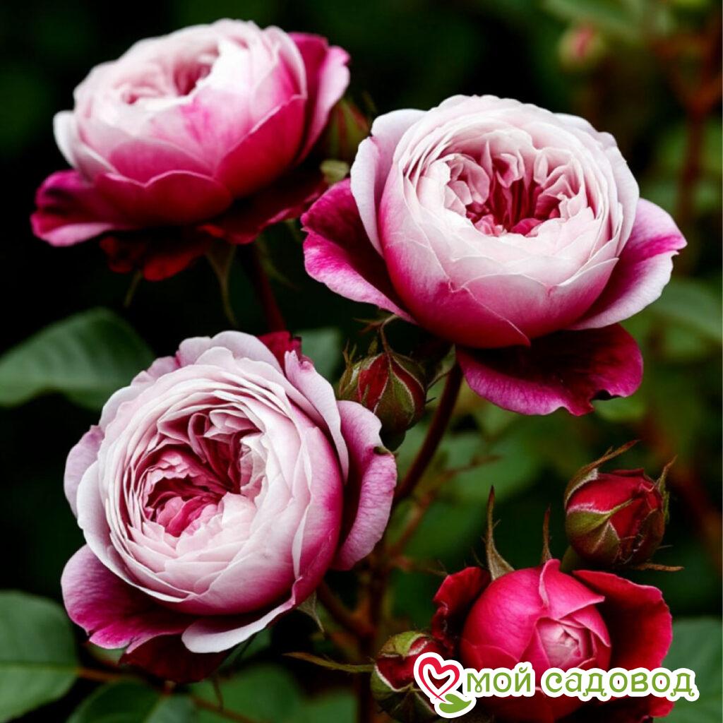 Роза Пионовидная Лэйси Стар